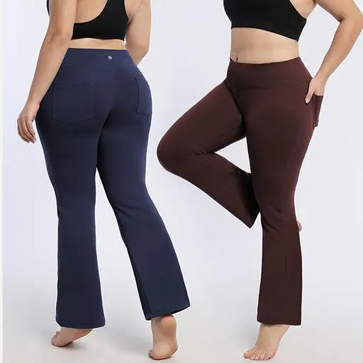 빅사이즈 포켓 레깅스 부츠컷 나팔바지 (포켓있음) A05