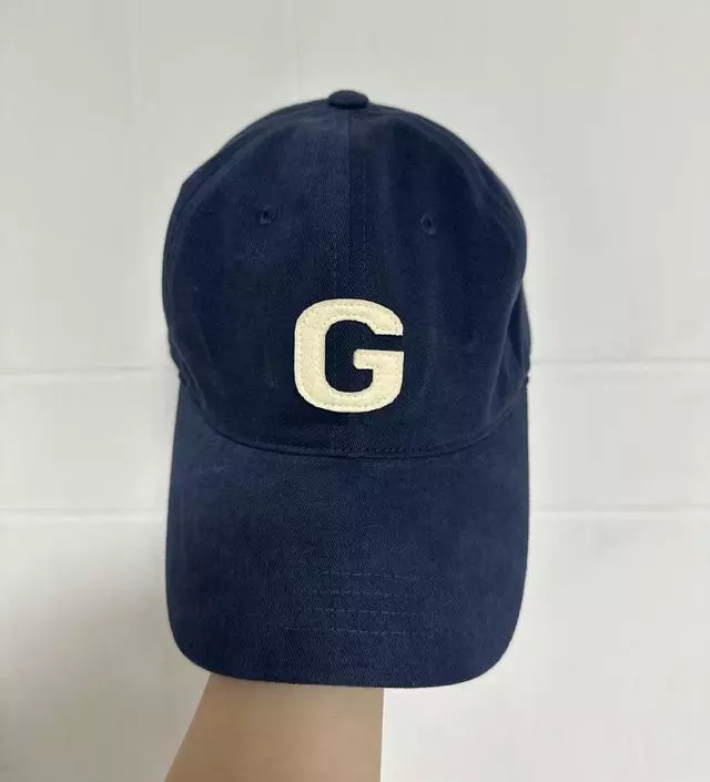 SALE 20%] G LOGO DENIM WASHED BALL CAP-INDIGO - GOALSTUDIO