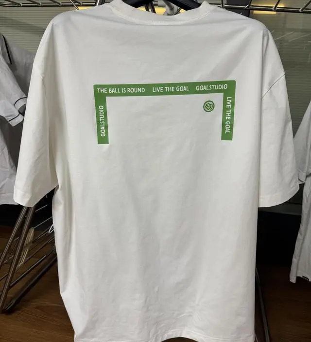 ★GOAL STUDIO★ AIR DRY GRAFFITI LOGO TEEOFF WHITE G5MTS103O AIR MESH GRAFFITI LOGO POCKET TEE-OFF WHITE - GOALSTUDIO