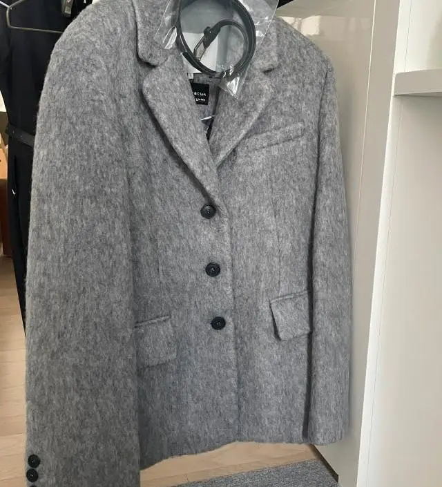 ★LOEUVRE★ Wool Blended Single Breasted Jacket SW4XJ44190 Designer fashion, Seoul-fully created | W Concept