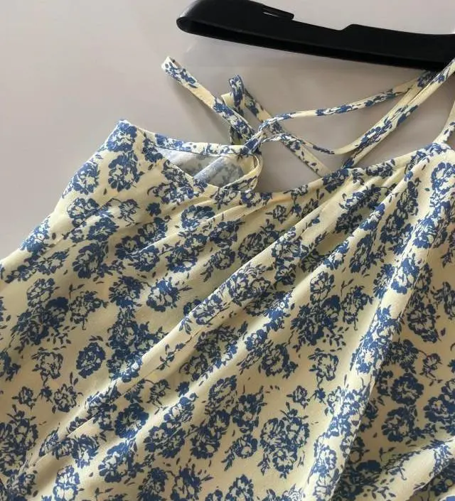 Double String Sleeveless Dress SW4MO716_2color - LOEUVRE