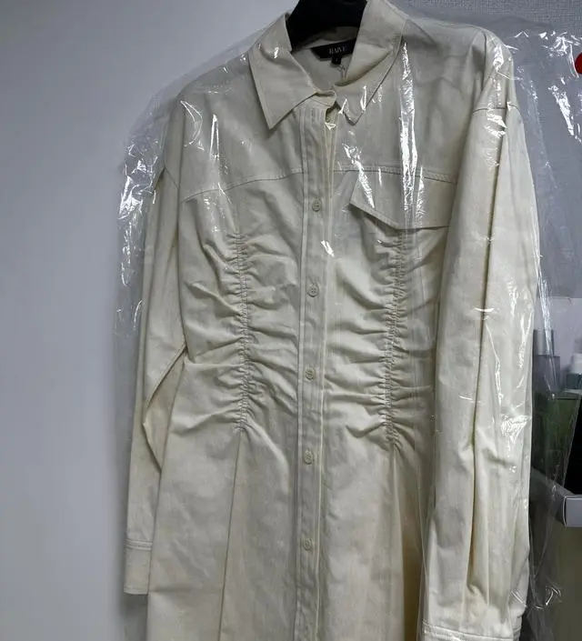 Shirring Shirts Onepiece in Ivory VW2AO470-03 - 레이브