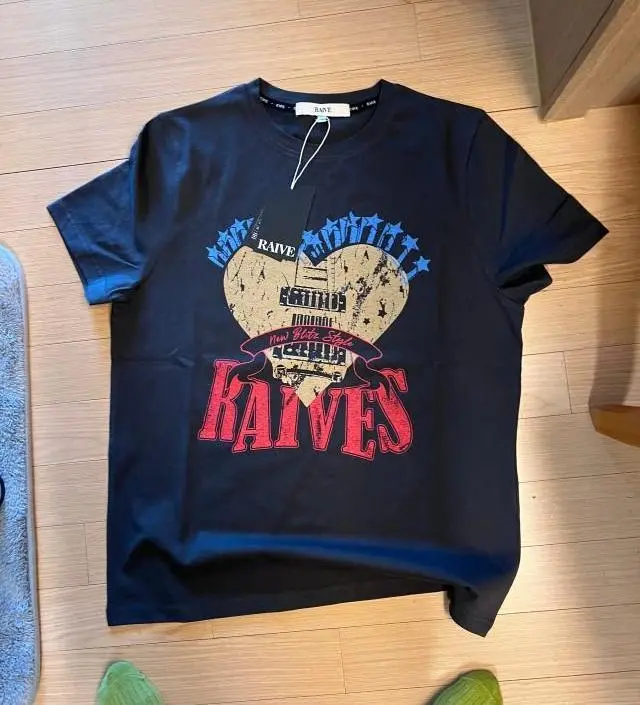 Heart Ravers Graphic T-Shirt VW5ME602_2color - 레이브