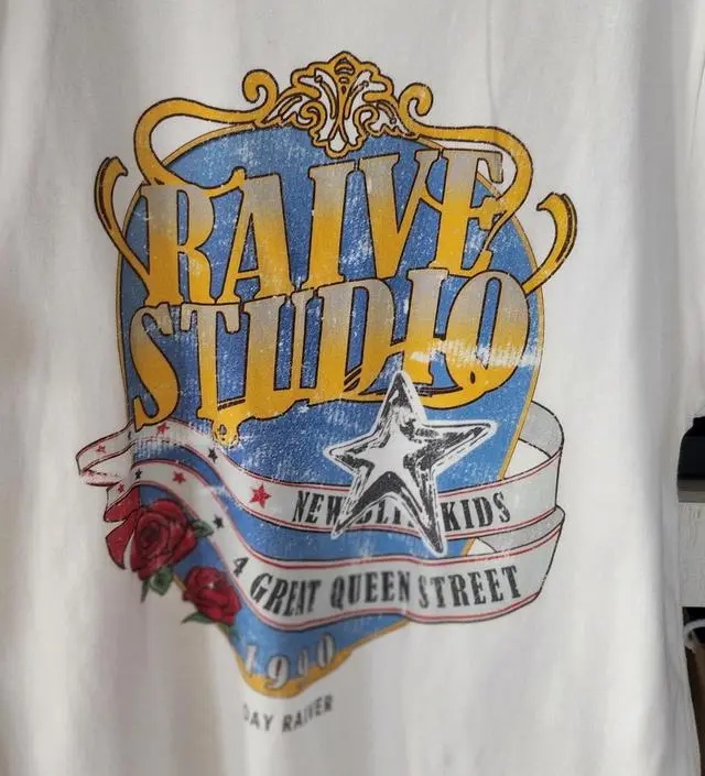 ★RAIVE★ Crown Raive Graphic Tshirt VW5ME601_3color Crown Raive Graphic T-shirt VW5ME601_3color - 레이브