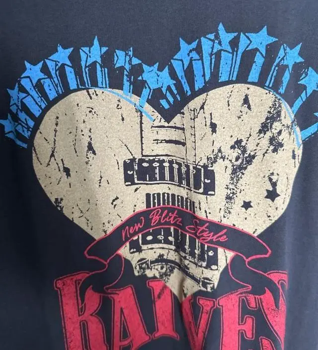 Heart Ravers Graphic T-Shirt VW5ME602_2color - 레이브