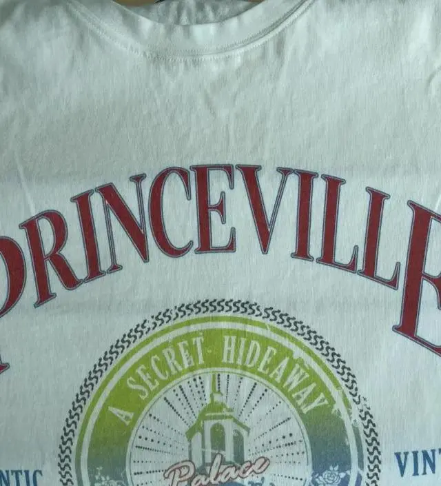 ★RAIVE★ PRINCEVILLE Print TShirt VW2SE114_2color PRINCEVILLE Print T-Shirt VW2SE114_2color - 레이브