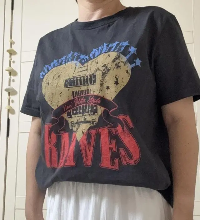 Heart Ravers Graphic T-Shirt VW5ME602_2color - 레이브