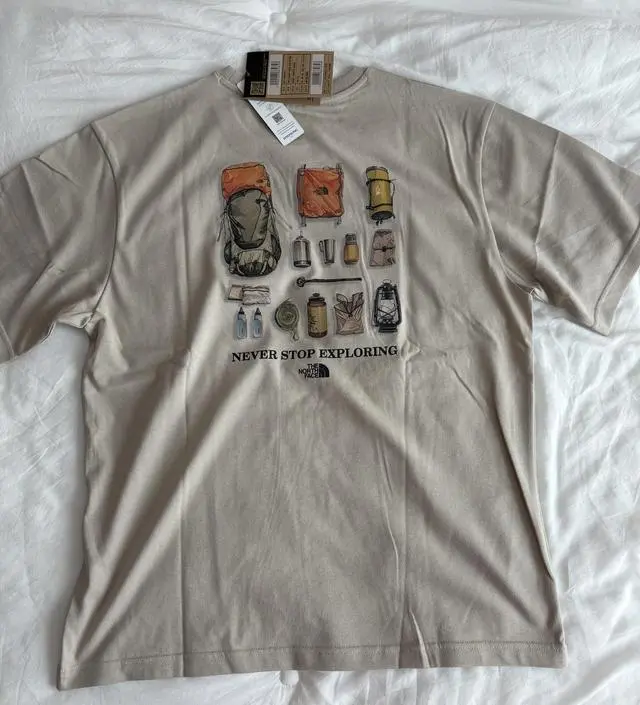 M'S CAMP VIBE S/S R/TEE - 노스페이스