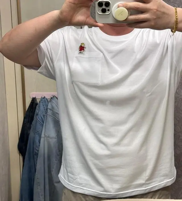 ★THE NORTH FACE☆POCKET EX S/S R/TEE NT7UR22 THE NORTH FACE POCKET EX S/S R/TEE 動物小標口袋圓領短袖上衣