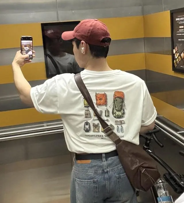 M'S CAMP VIBE S/S R/TEE - 노스페이스