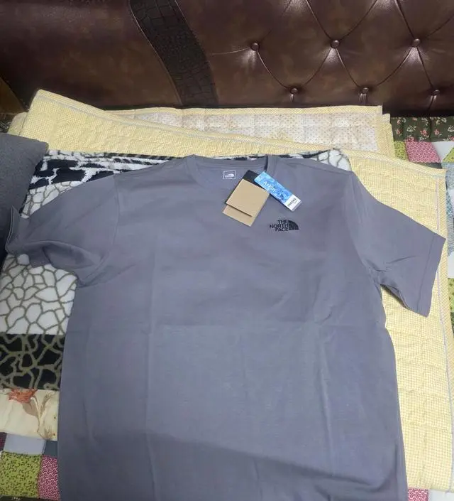 【The North Face】 M'S CAMP VIBE S/S R/TEE - GRAY M'S CAMP VIBE S/S R/TEE - 노스페이스